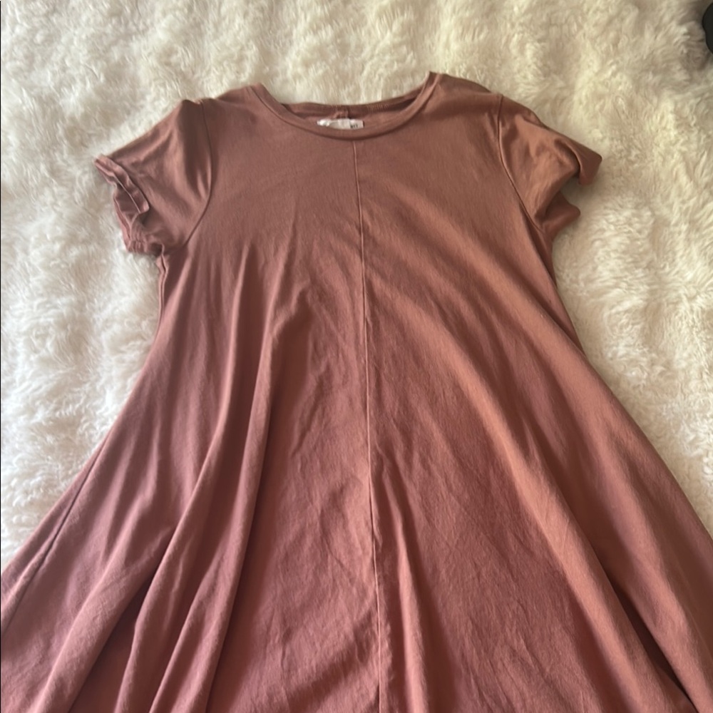 Rust Orange A-Line Dress